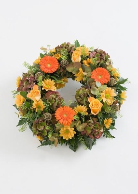 Wreath in Autumnal Shades