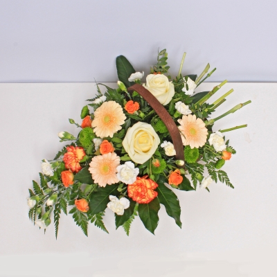 Mixed Basket   in Orange, Peaches and Creams