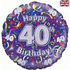 40th Birthday Balloon