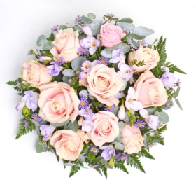 Rose and Freesia Posy Pink and Lilac