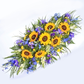 Sunflower Coffin Spray